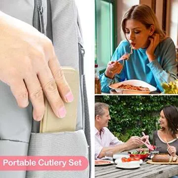 Eco-Friendly Reusable Travel Utensils Set for All