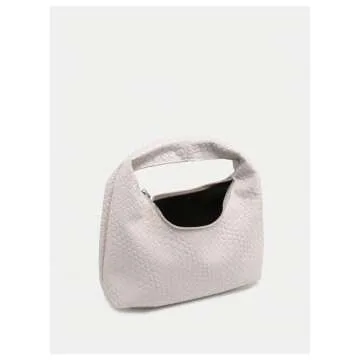 Verdusa Women's Woven Leather Hobo Shoulder Bags Top Handle Braided Underarm Purse Beige One-Size