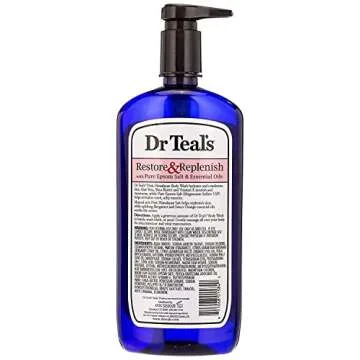 Dr Teal's Pink Himalayan Salt Body Wash Gift Set (2 Pack, 24oz Ea.) - Restore & Replenish Pink Himalayan Salt