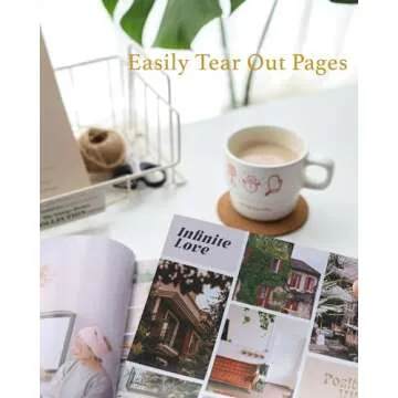 Vision Board Book - 850+ Categorized Vision Board Pictures and Quotes to Visualize Your Dreams & Life Goals, Vision Board Supplies for Clip Art and Collage Book