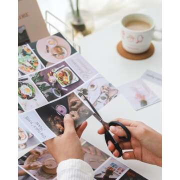 Vision Board Book - 850+ Categorized Vision Board Pictures and Quotes to Visualize Your Dreams & Life Goals, Vision Board Supplies for Clip Art and Collage Book