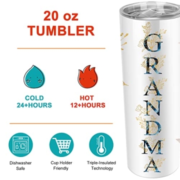 ZOKCC Best Grandma Tumbler - Ideal Gift for Grandmothers