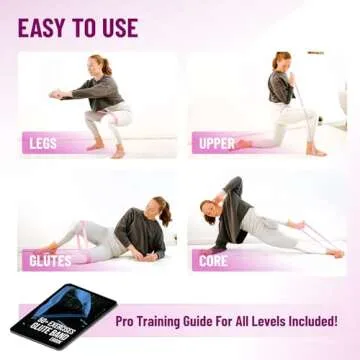 Mini Loop Resistance Bands Set of 3 Workout Bands for Men and Women in Unique Colours- Ebook and Chart Included by Iron Core Fitness