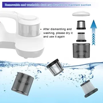 Powerful Mattress Vacuum with UV Light and HEPA Filter