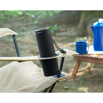 Sony SRS-XB23 EXTRA BASS Wireless Bluetooth Portable Lightweight Travel Speaker, IP67 Waterproof & D...