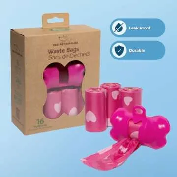 Best Pet Supplies Dog Poop Bags – Leak-Proof & Tear-Resistant