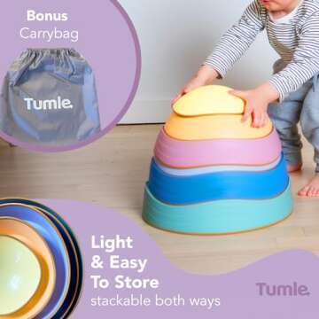 Balance Stepping Stones for Toddlers - Fun & Sturdy Playset