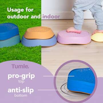 Balance Stepping Stones for Toddlers - Fun & Sturdy Playset