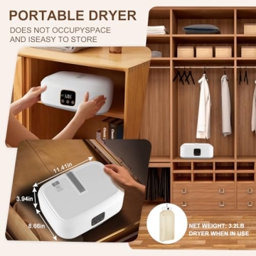 Compact Portable Clothes Dryer for Easy Travel