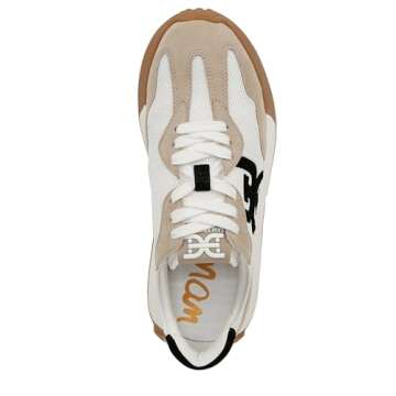 Sam Edelman Langley Sneaker - White/Tan/Black Comfort