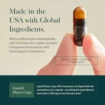 Gaia Herbs Ashwagandha Root Vegan Liquid Capsules - 60 Count