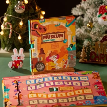 Mideer 6-in-1 Magnetic Board Game for Kids - Travel Fun