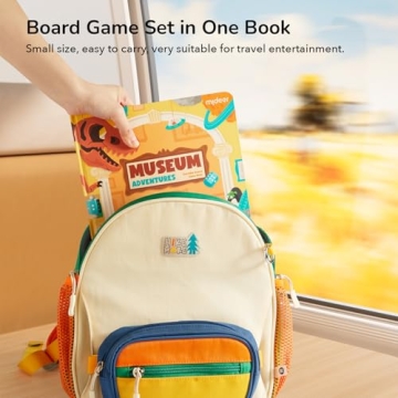 Mideer 6-in-1 Magnetic Board Game for Kids - Travel Fun