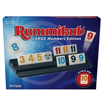 Pressman Rummikub Large Numbers Edition Fun for All