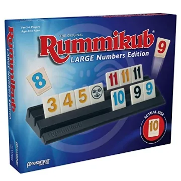 Pressman Rummikub Large Numbers Edition Fun for All