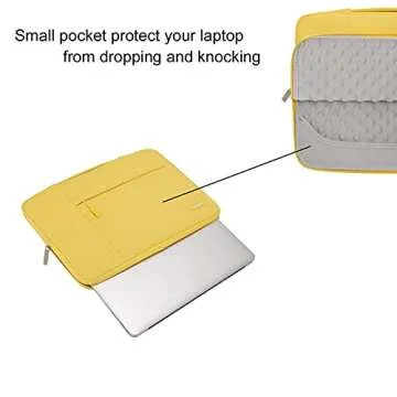 Yellow MOSISO Laptop Sleeve for MacBook - Stylish Protection