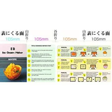 Ice Cream Maker/Pan/Roll - Frozen Yogurt, Sorbet, Gelato - Family Fun, Healthy Alternative DIY at home (Turquoise)