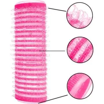 12 Pack Self Grip Hair Rollers for Effortless Styling