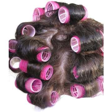 12 Pack Self Grip Hair Rollers for Effortless Styling