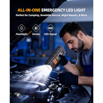 Jump Starter with Compressor - 4000A Battery Starter