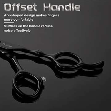 Fcysy Professional Hair Cutting Scissors Kit for All
