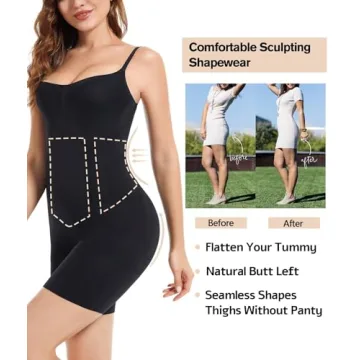 SHAPERX Bodysuit: Seamless Tummy Control for Women