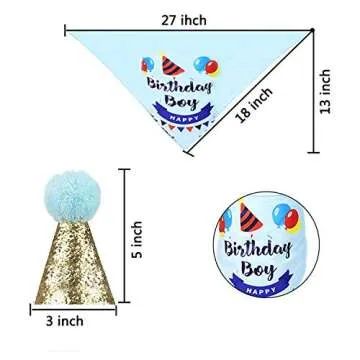 Complete Party Supplies Kit for Pets Birthday Celebration
