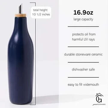 Grace Homewares Olive Oil Dispenser | Stylish and Durable