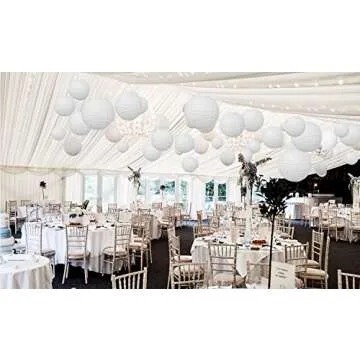 Charming Paper Round Lanterns for Every Celebration