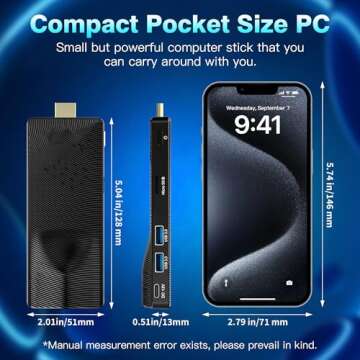 HEIGAOLAPC Mini PC Stick - Compact & Powerful Solution