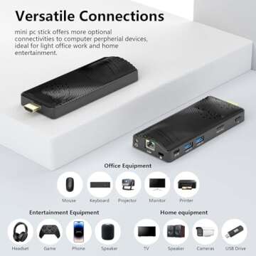 HEIGAOLAPC Mini PC Stick - Compact & Powerful Solution