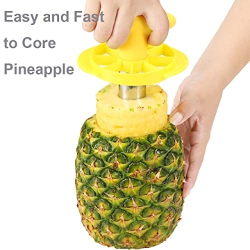 Easy Pineapple Corer Slicer - Quick & Mess-Free Prep
