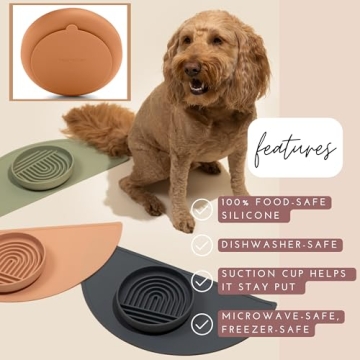 Innovative Silicone Slow Feeder Bowl for Dogs