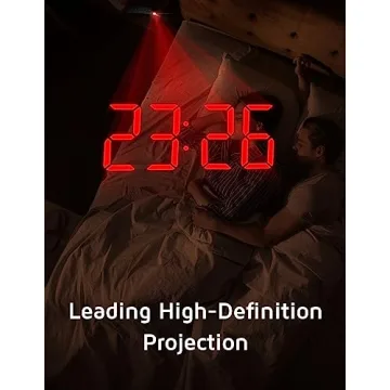 GOLOZA Projection Alarm Clock - Stylish and Functional