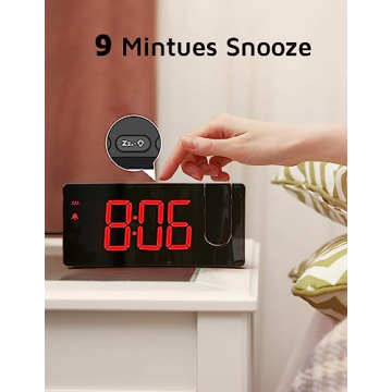 GOLOZA Projection Alarm Clock - Stylish and Functional