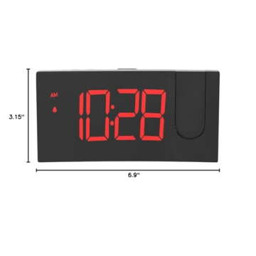 GOLOZA Projection Alarm Clock - Stylish and Functional