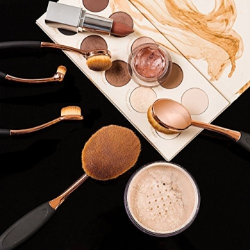 Professional Oval Makeup Brush Set for Flawless Application