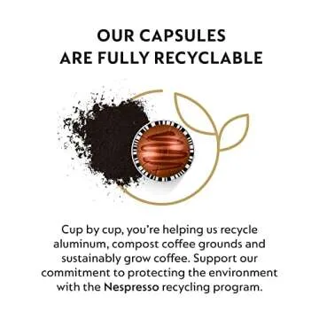 Nespresso Capsules VertuoLine, Hazelino Muffin, Mild Roast Coffee, 40-Count Coffee Pods
