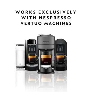 Nespresso Capsules VertuoLine, Hazelino Muffin, Mild Roast Coffee, 40-Count Coffee Pods