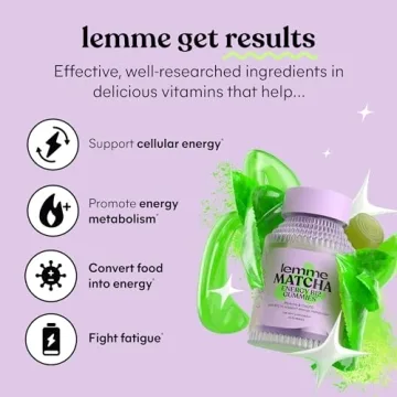 Lemme Matcha Energy Gummies - Vegan & Gluten Free