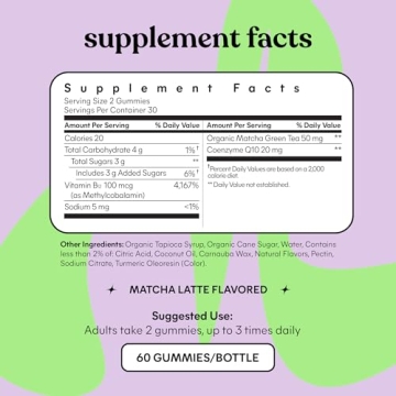 Lemme Matcha Energy Gummies - Vegan & Gluten Free