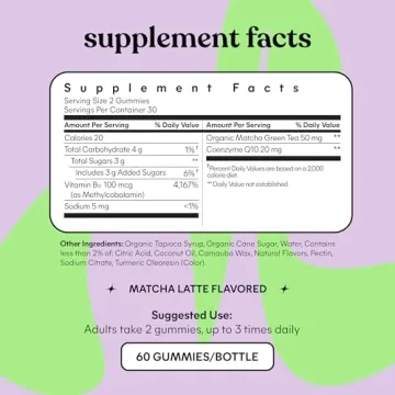 Lemme Matcha Energy Gummies - Vegan & Gluten Free