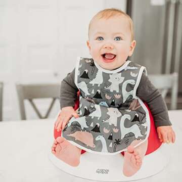 BapronBaby Dinosaur Drawing Bapron for Babies and Toddlers