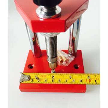 OTOOLWORLD High Quality Watch case presser watch Screw press tool with 12 diels