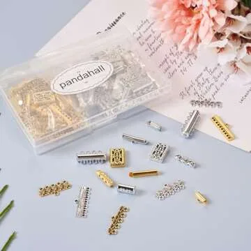 Pandahall 148 Pcs Jewelry Making Kit for Creative Crafters