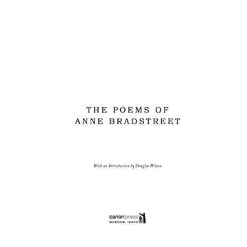 Explore The Poems of Anne Bradstreet Collection
