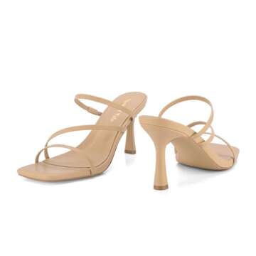 Shoe'N Tale Strappy Kitten Heels for Women - Chic Comfort