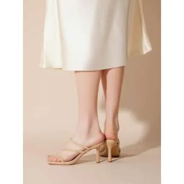 Shoe'N Tale Strappy Kitten Heels for Women - Chic Comfort