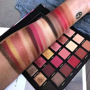 UCANBE 18 Color Eyeshadow Palette & Gel Eyeliner Set