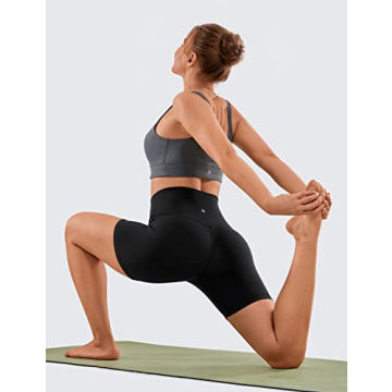 CRZ YOGA Naked Feeling Biker Shorts - Perfect for Active Women